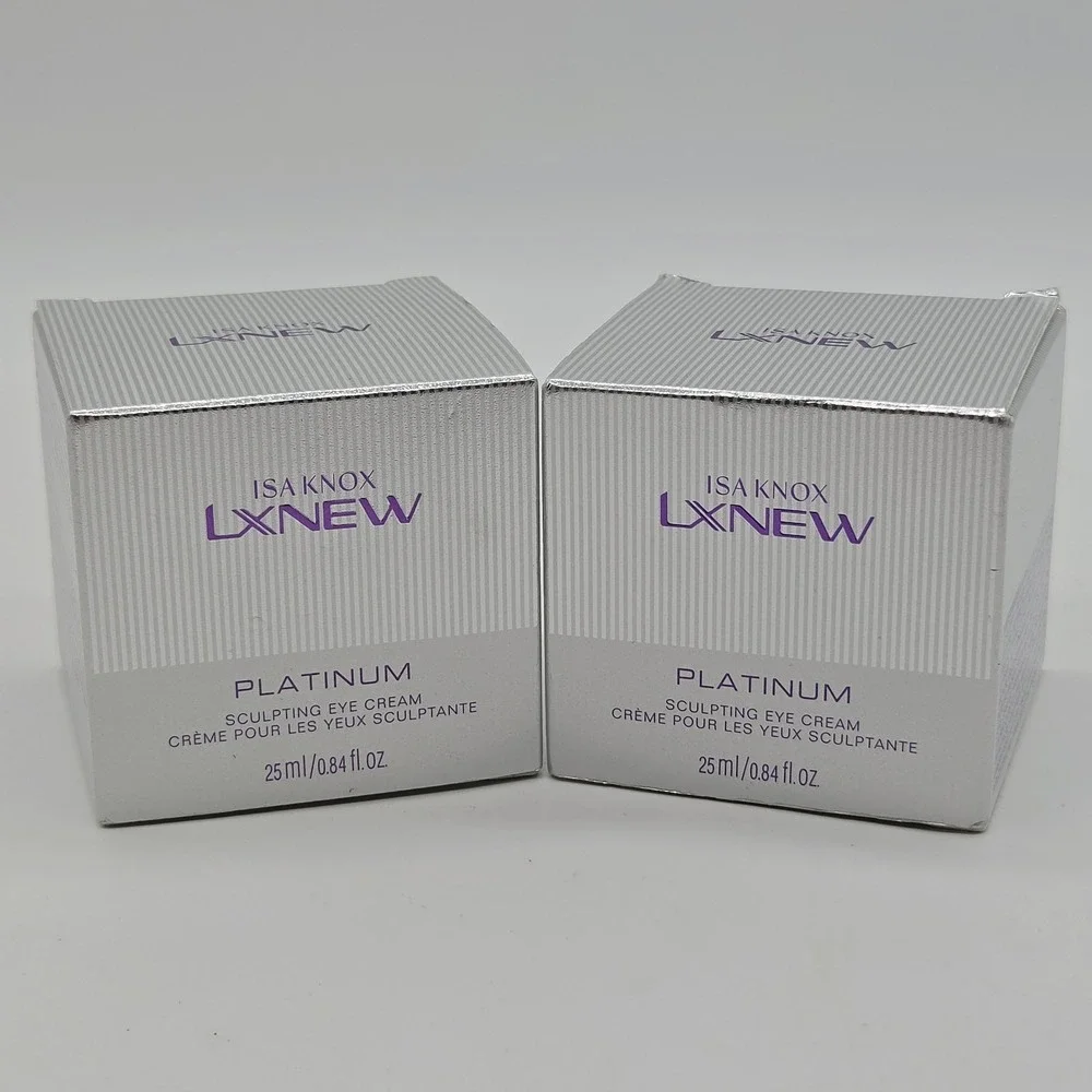 NEW Lot Of 2 Avon Isa Knox Lxnew PLATINUM Sculpting EYE Cream 0.84oz / 25mL
